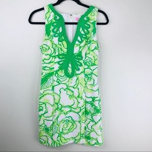 Lilly Pulitzer Janice knit shift dress, sz S,green